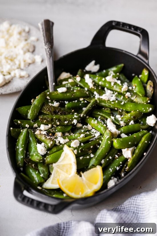 Charred Sugar Snap Peas with Garlic and Lemon 7 Charred Snap Peas