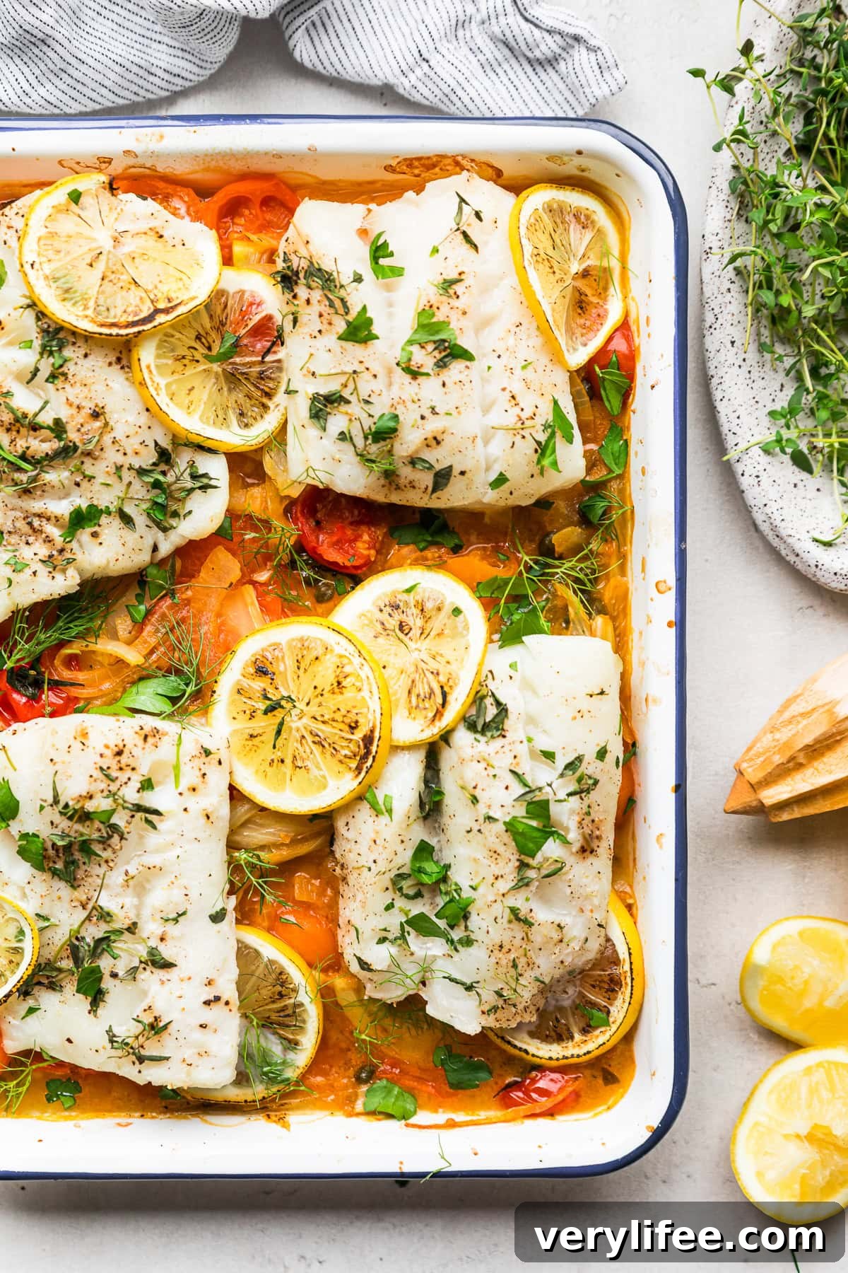 Crispy Lemon Garlic Oven-Baked Cod 2 Baked Cod