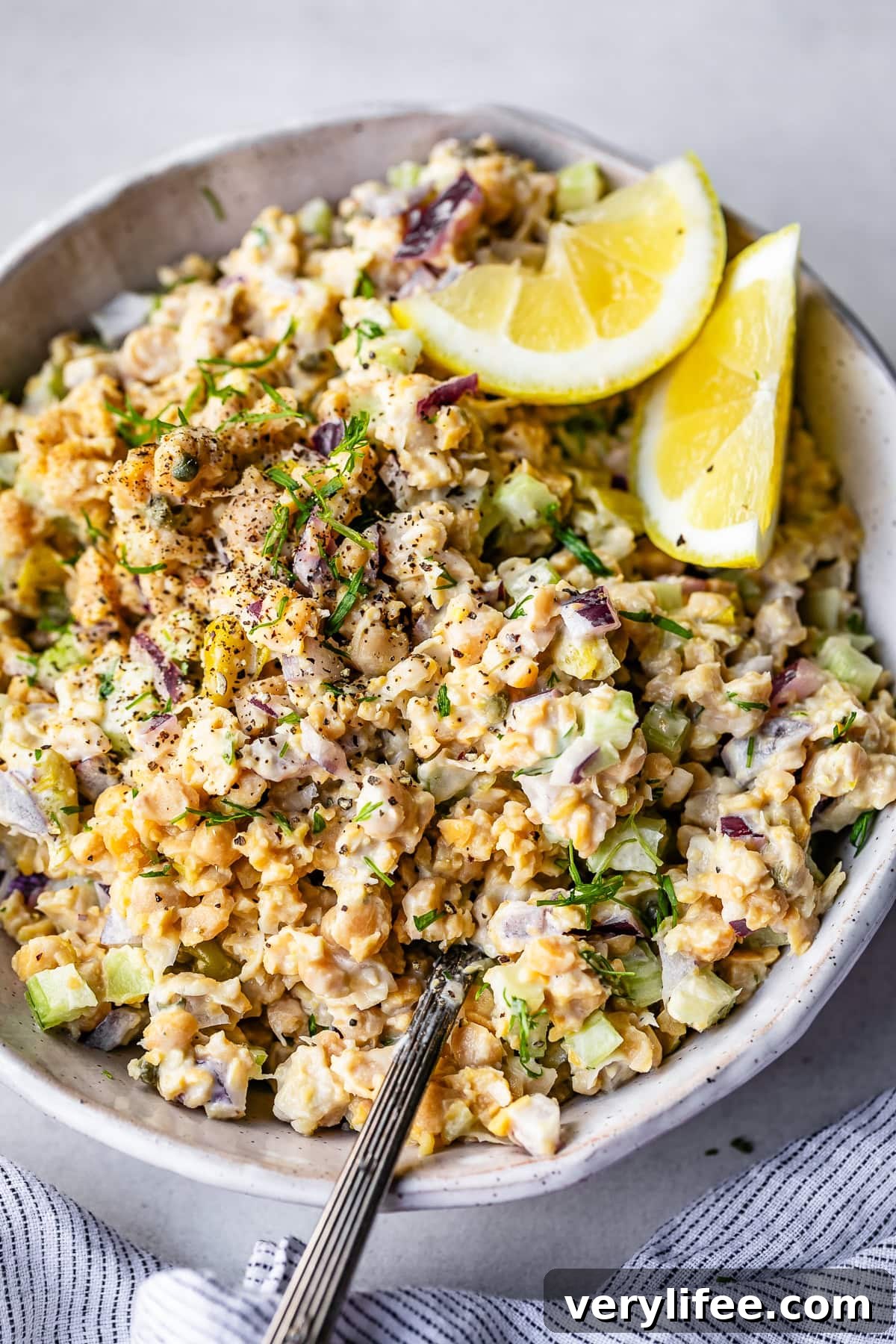 Vegan Chickpea Tuna Salad 2 Vegan Chickpea "Tuna" Salad