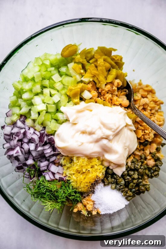 Vegan Chickpea Tuna Salad 7 Vegan Chickpea "Tuna" Salad