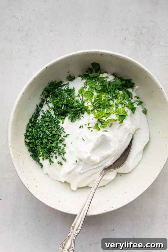 Whipped Greek Cottage Cheese Dip Recipe 7 Add lemon and herbs.