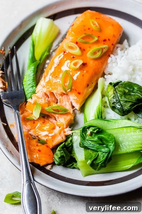 Sweet and Spicy Glazed Salmon