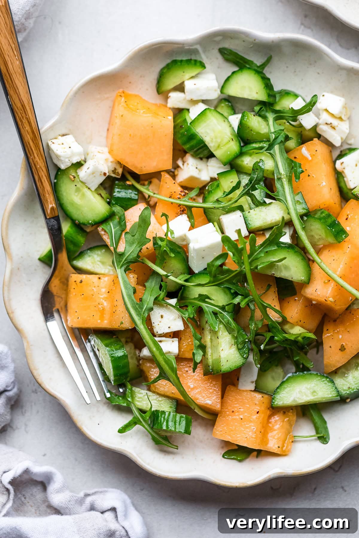 Cucumber Melon Salad