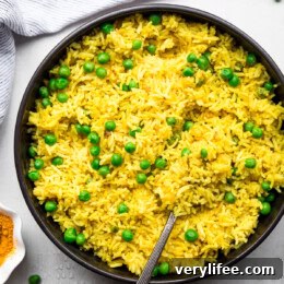 One-Pot Turmeric Basmati Rice with Peas 12 Turmeric Basmati Rice and Peas