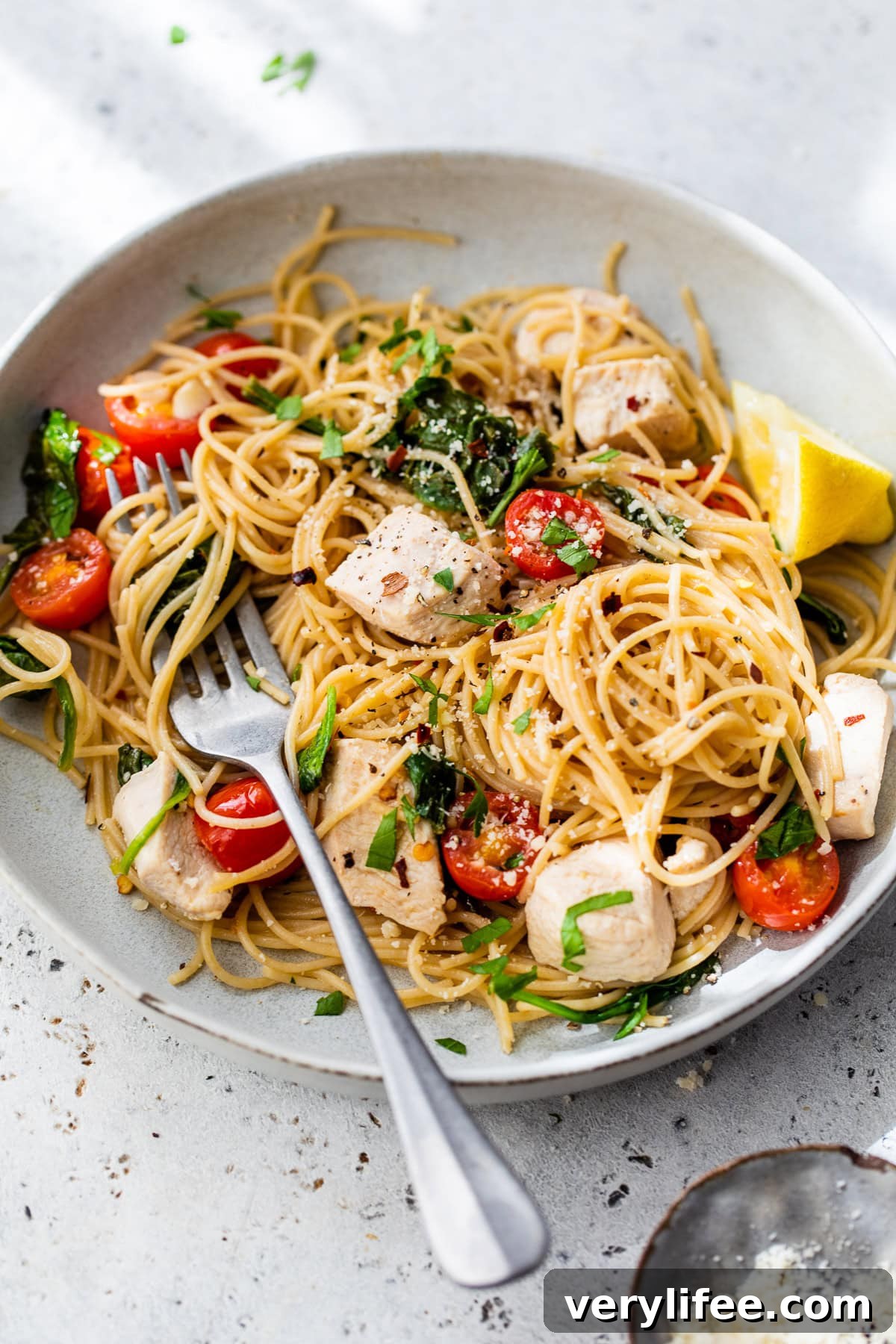 Garlic Butter Chicken Scampi with Lemon and Parsley 12 Chicken Scampi