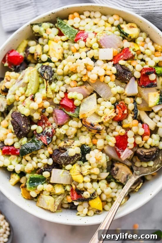 Mediterranean Couscous Salad with Grilled Vegetables Recipe 11 Mediterranean Couscous Salad