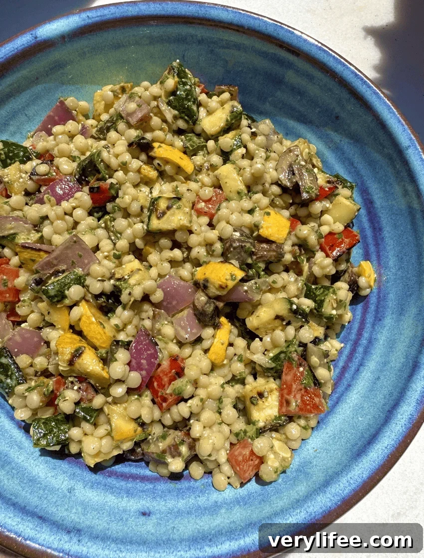 Mediterranean Couscous Salad with Grilled Vegetables Recipe 12 Mediterranean Couscous Salad