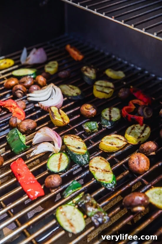 Mediterranean Couscous Salad with Grilled Vegetables Recipe 7 Grill the vegetables