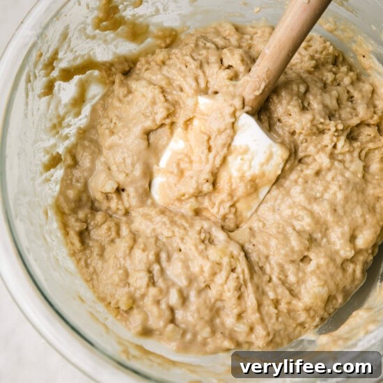 Add dry ingredients to the wet ingredients