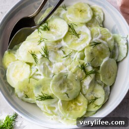 Cucumber Salad with yogurt