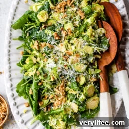 Kale and Brussels Sprouts Salad