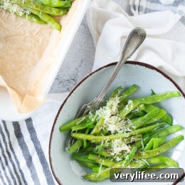 Roasted Parmesan Green Beans