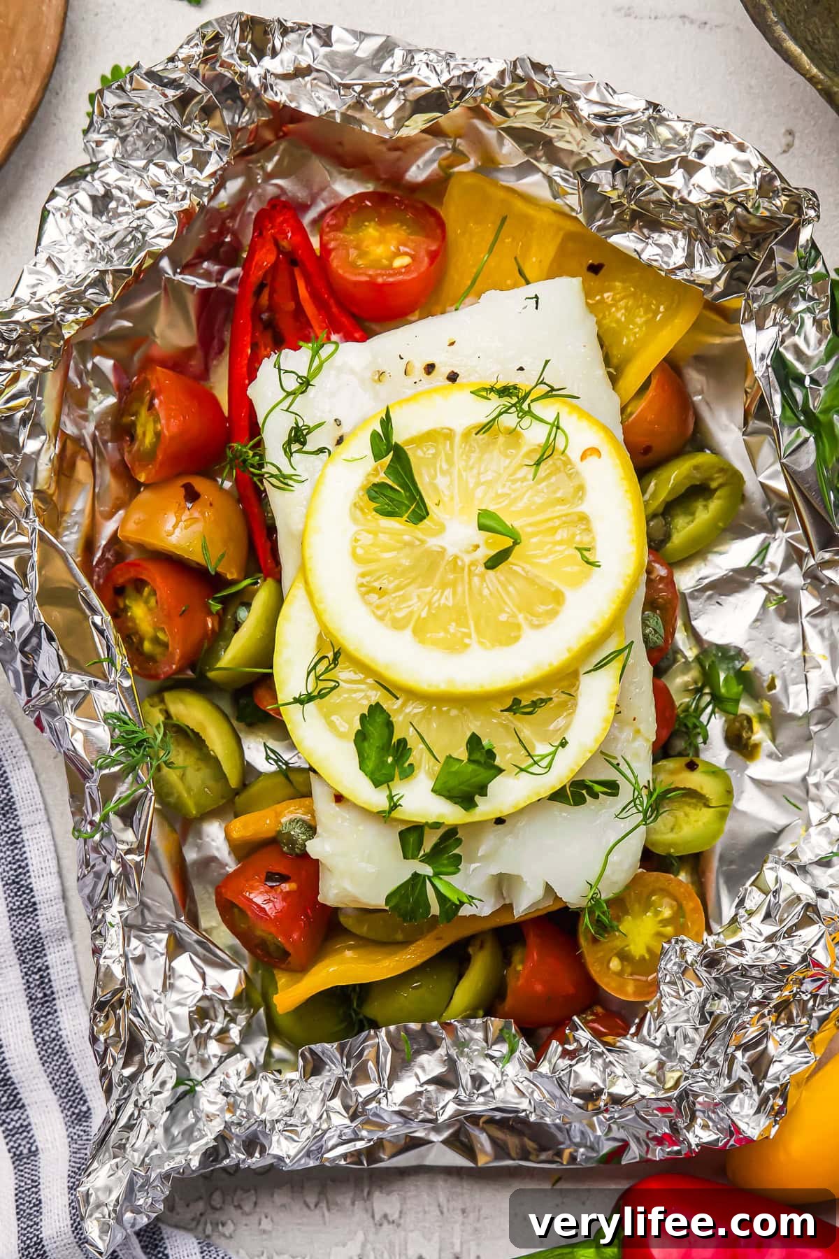 Mediterranean Fish Foil Packets