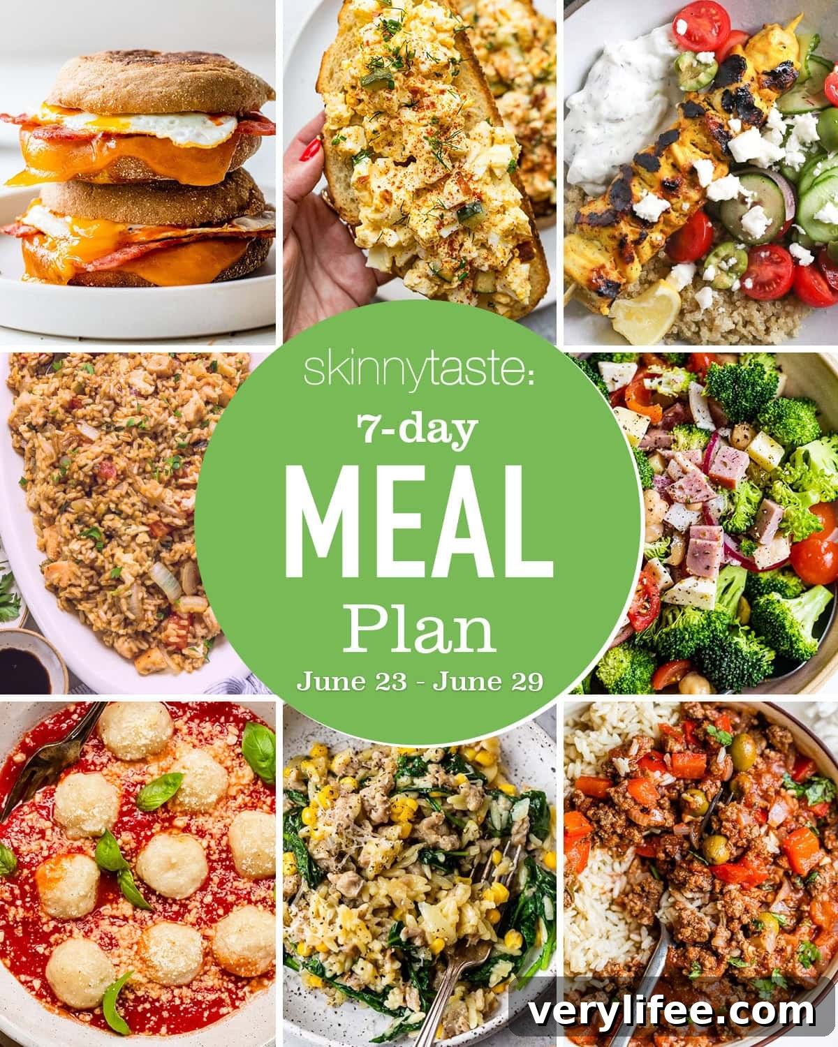 Healthy meal plan image