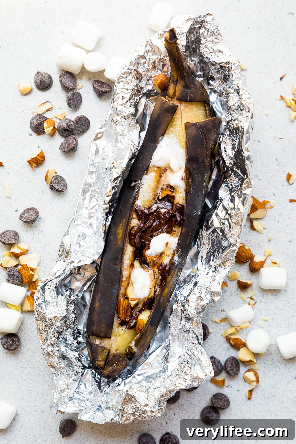 Grilled Bananas in Foil