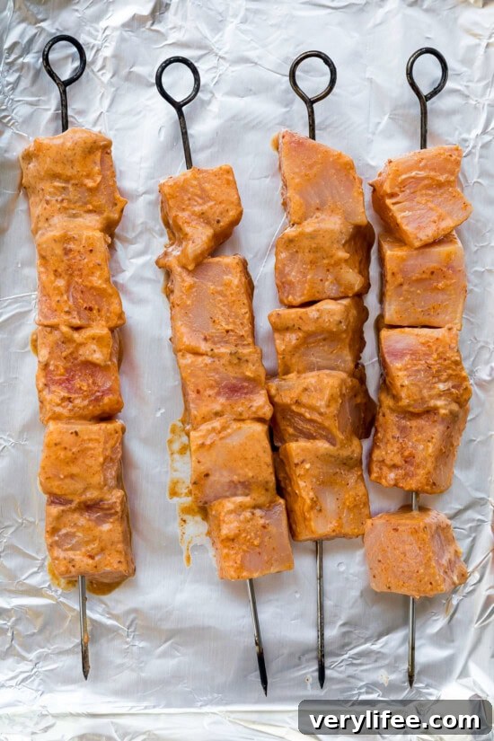 Grilled Swordfish Kabobs with Thai Red Curry Marinade 7 Thai Red Curry Swordfish Kabobs