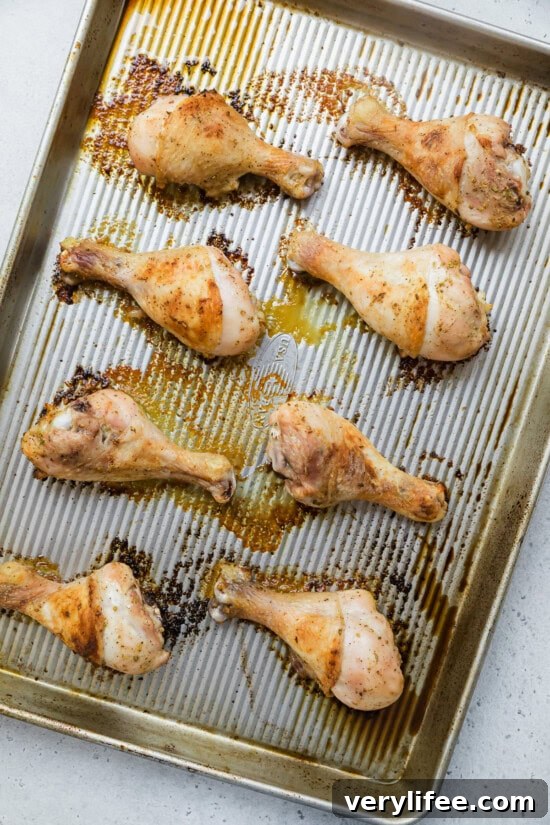 Sheet-Pan Chicken Drumsticks with Zucchini and Corn Recipe 7 Place the drumsticks on the sheet pan and broil