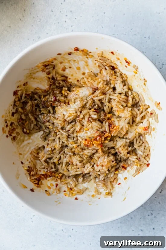 rice with chili crisp