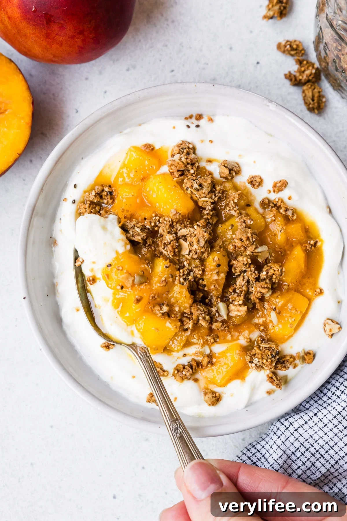 Peach Yogurt Bowl
