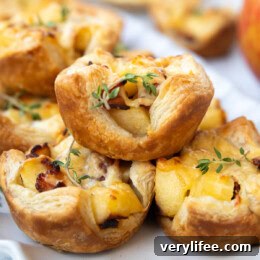 Crispy Apple and Bacon Puff Pastry Bites 18 Puff Pastry Apple and Bacon Bites