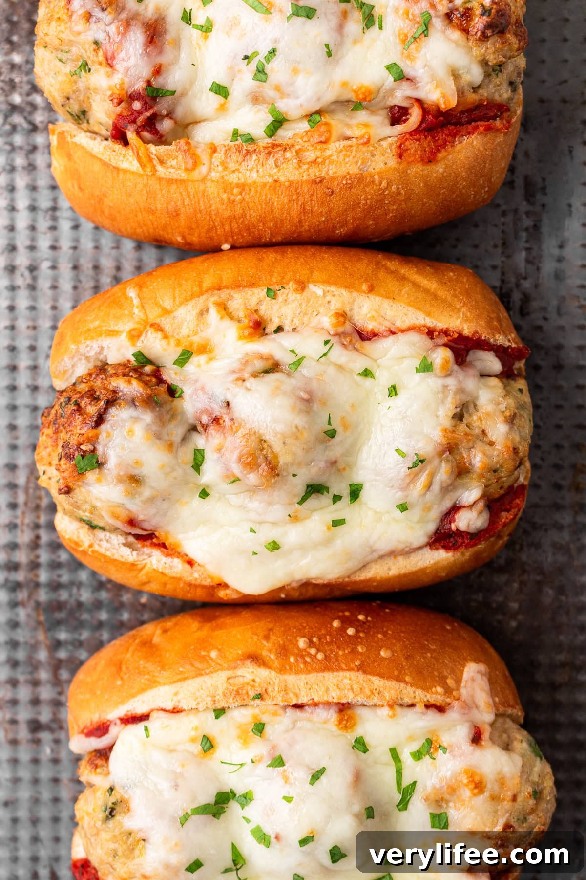 Crispy Air Fryer Meatball Subs with Melty Cheese 2 Air Fryer Meatball Subs