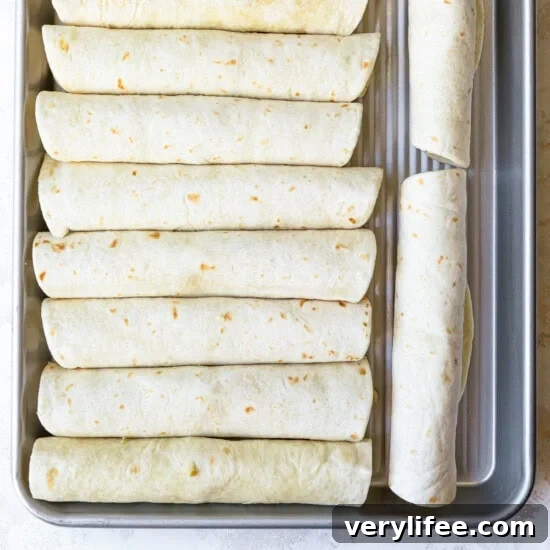 rolled flautas