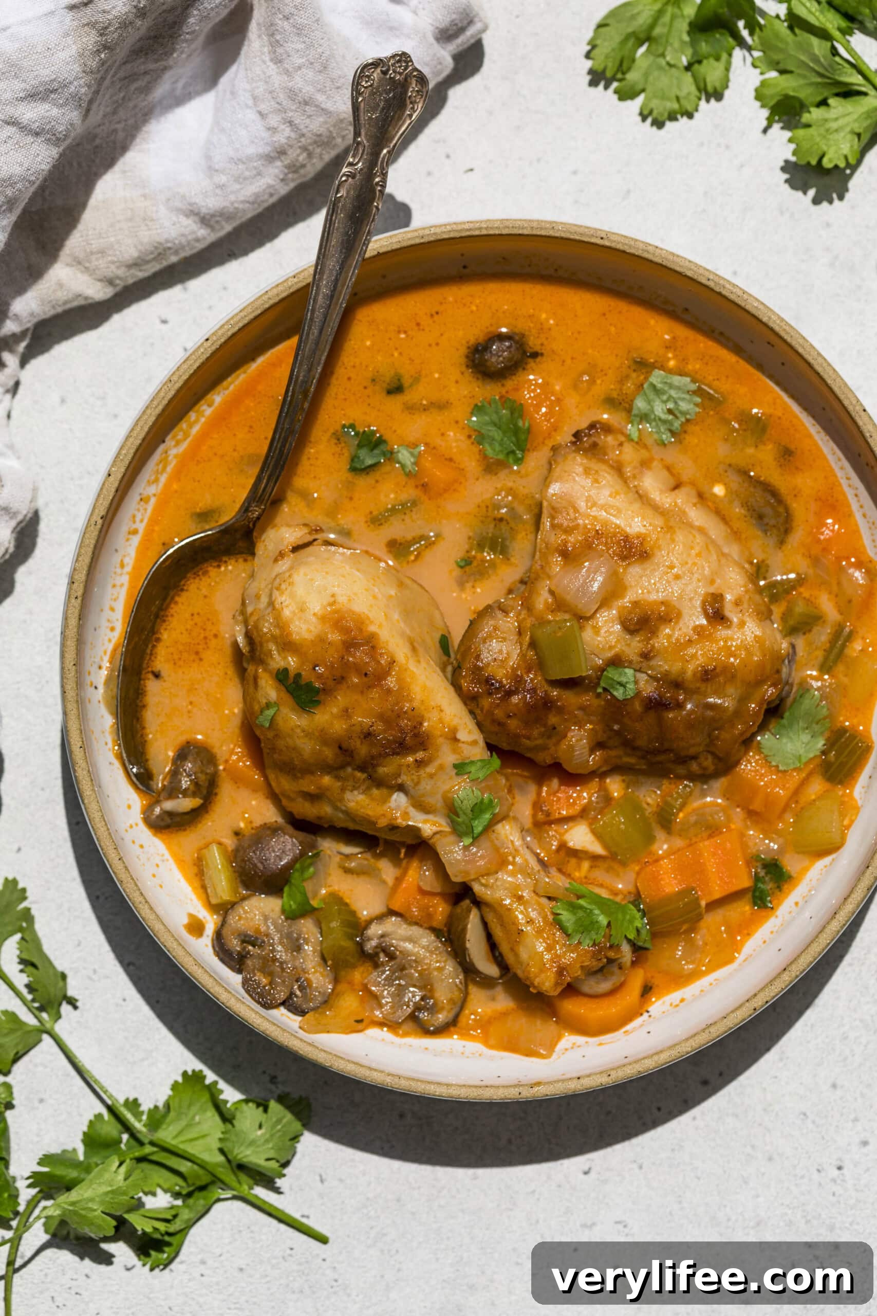 Chicken Stew with Mushrooms