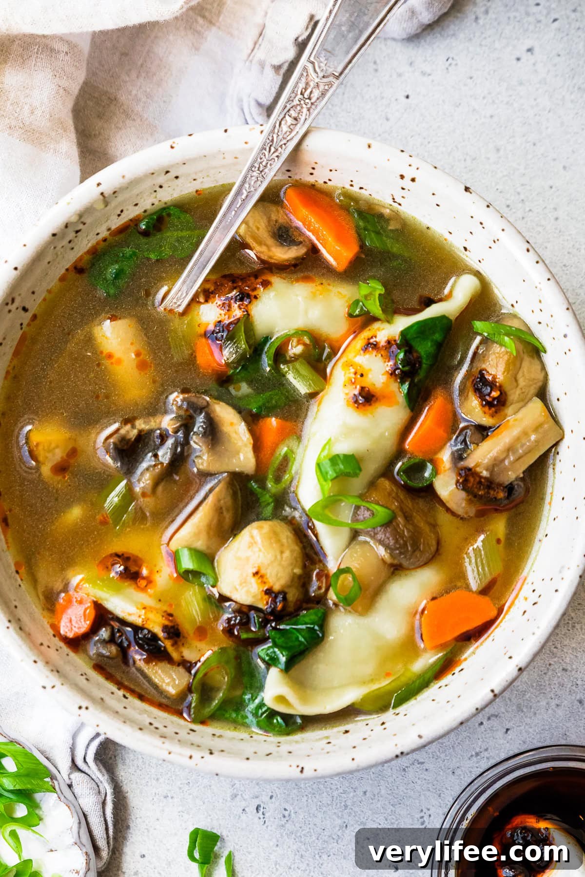 Frozen Potsticker Soup