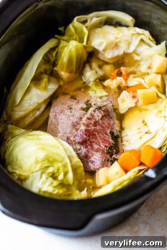 25 Crockpot Dinner Recipes to Enjoy Year-Round 21 Crock Pot Corned Beef and Cabbage