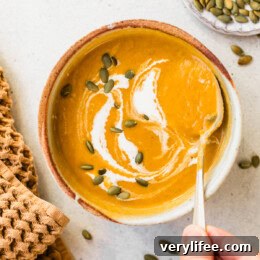 Creamy Pumpkin Ginger Coconut Soup — Dairy-Free 10 Healing pumpkin soup made with canned pumpkin and coconut milk.