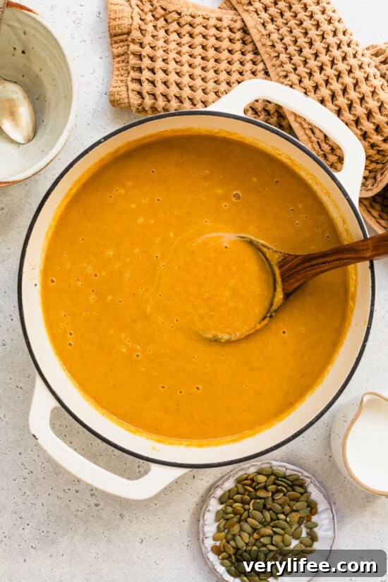 Creamy Pumpkin Ginger Coconut Soup — Dairy-Free 7 Cozy dairy-free pumpkin soup with fresh ginger, mushrooms, and coconut milk