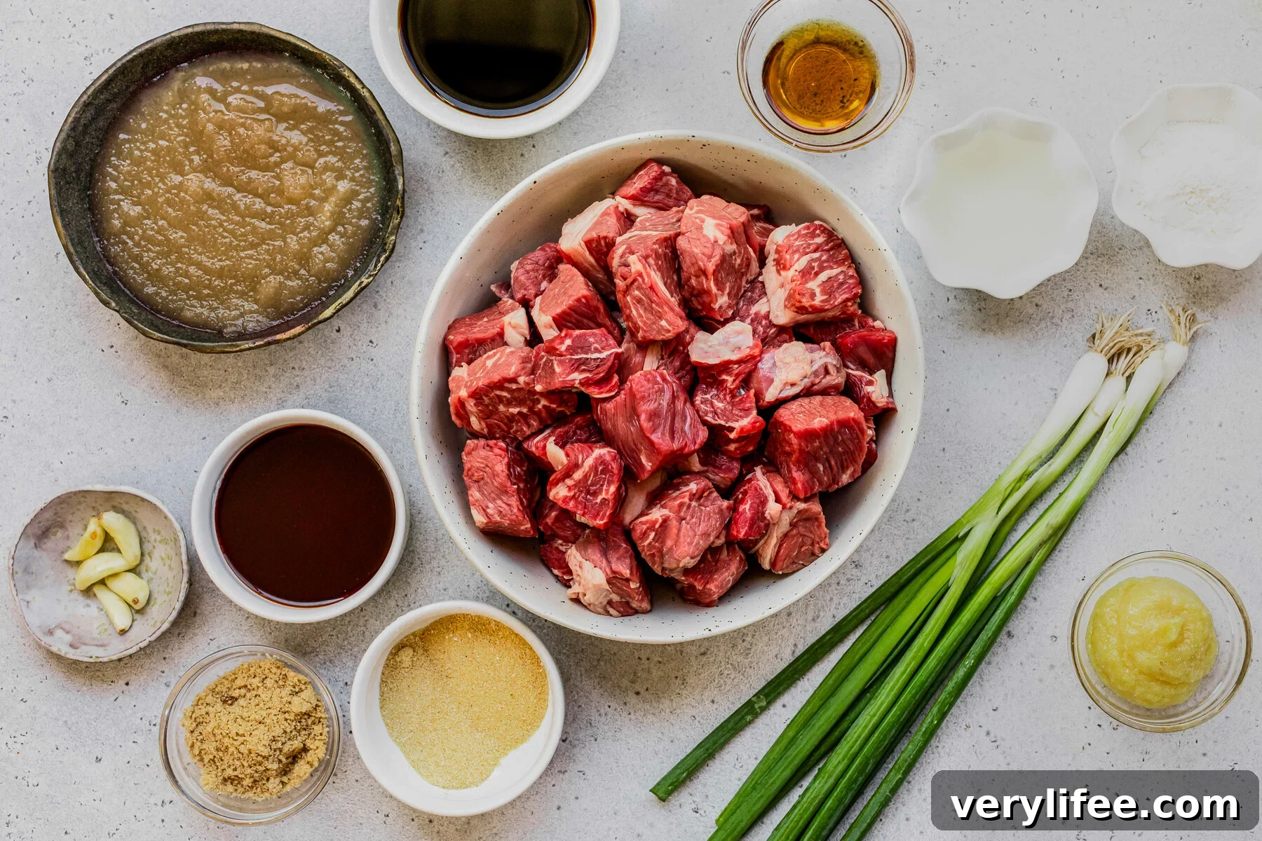 Slow Cooker Korean Beef Bulgogi in Soy-Garlic Sauce 5 Slow Cooker Korean Beef ingredients