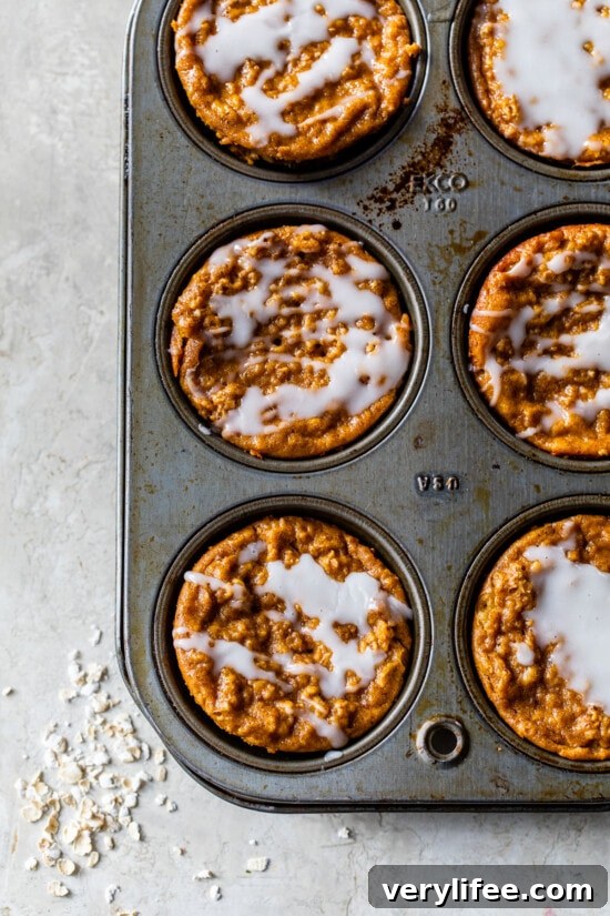 Pumpkin Baked Oatmeal Cups
