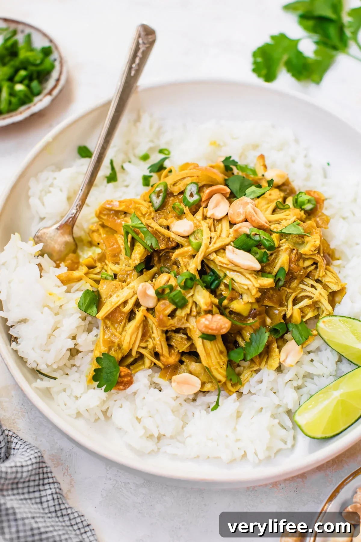Slow Cooker Peanut Chicken