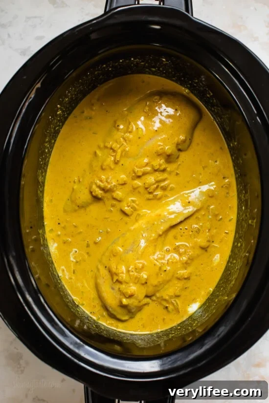 Slow Cooker Thai Inspired Peanut Chicken