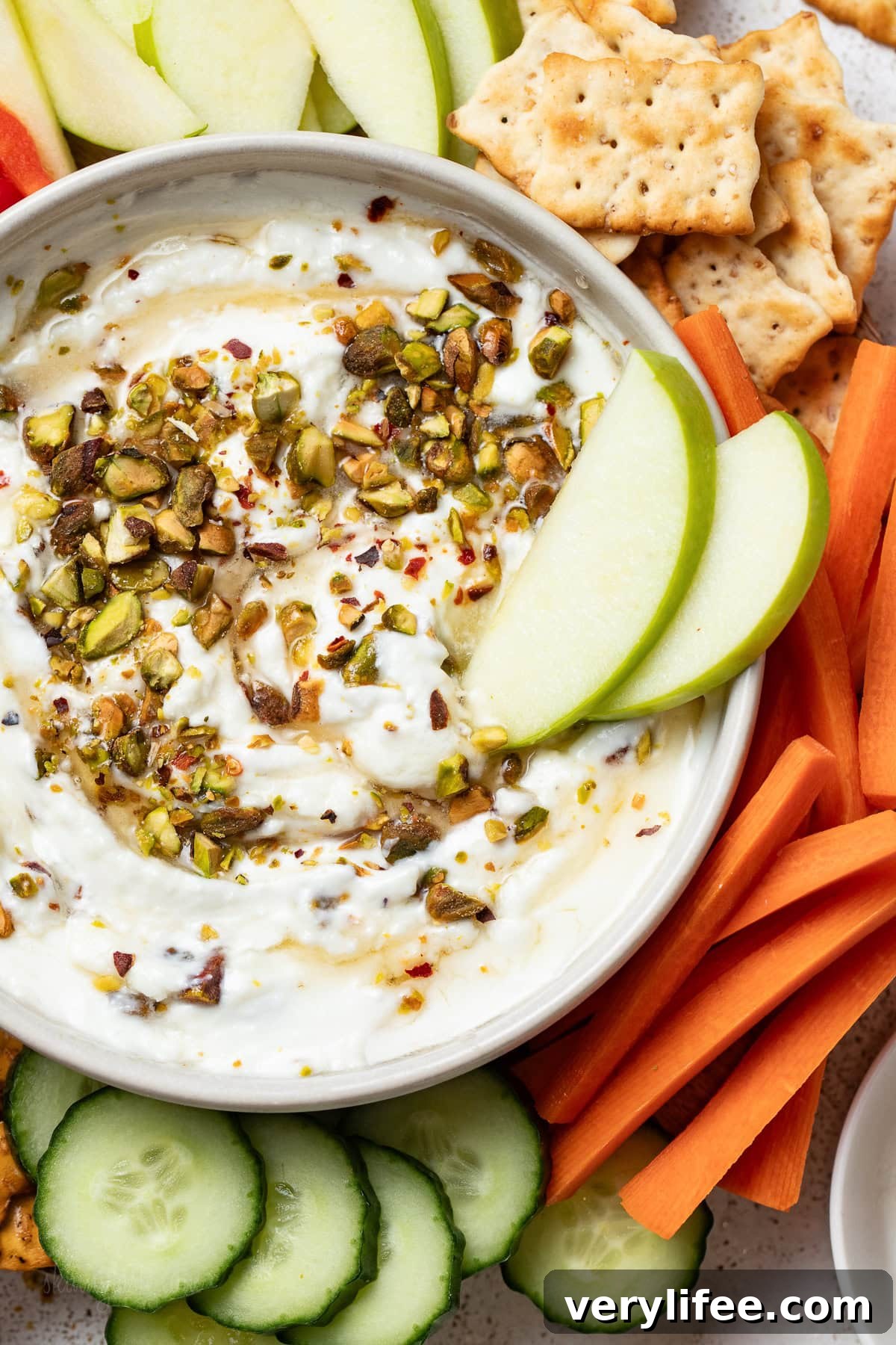 Hot Honey Whipped Feta Dip