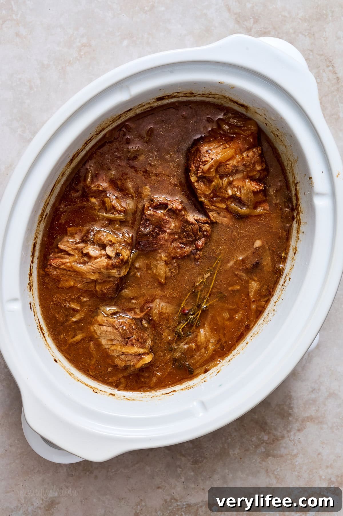 Slow Cooker French Onion Pot Roast