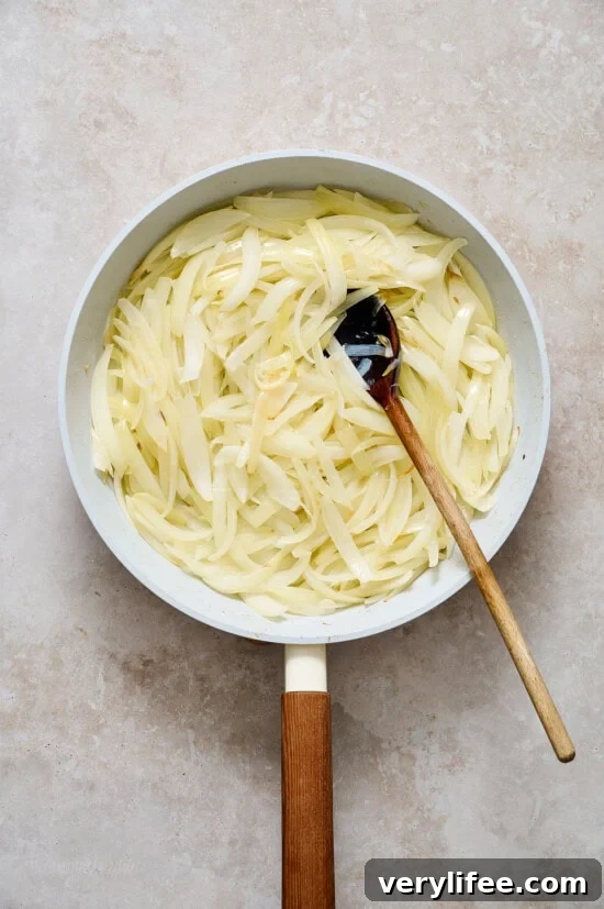 Start by making caramelized onions