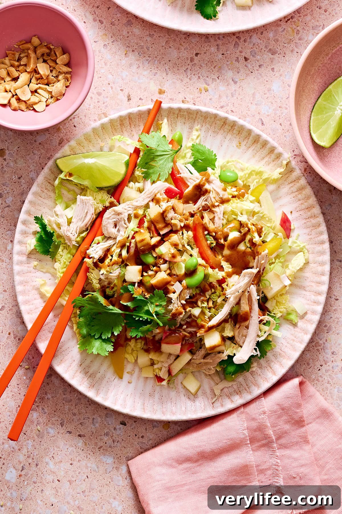 Thai-Inspired High-Protein Chicken Salad 2 Thai Chicken Salad