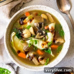Thai-Inspired High-Protein Chicken Salad 16 Potsticker Soup