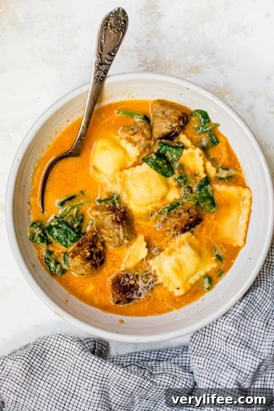 Top 25 Skinnytaste Recipes of 2025 27 Ravioli Soup with Sausage