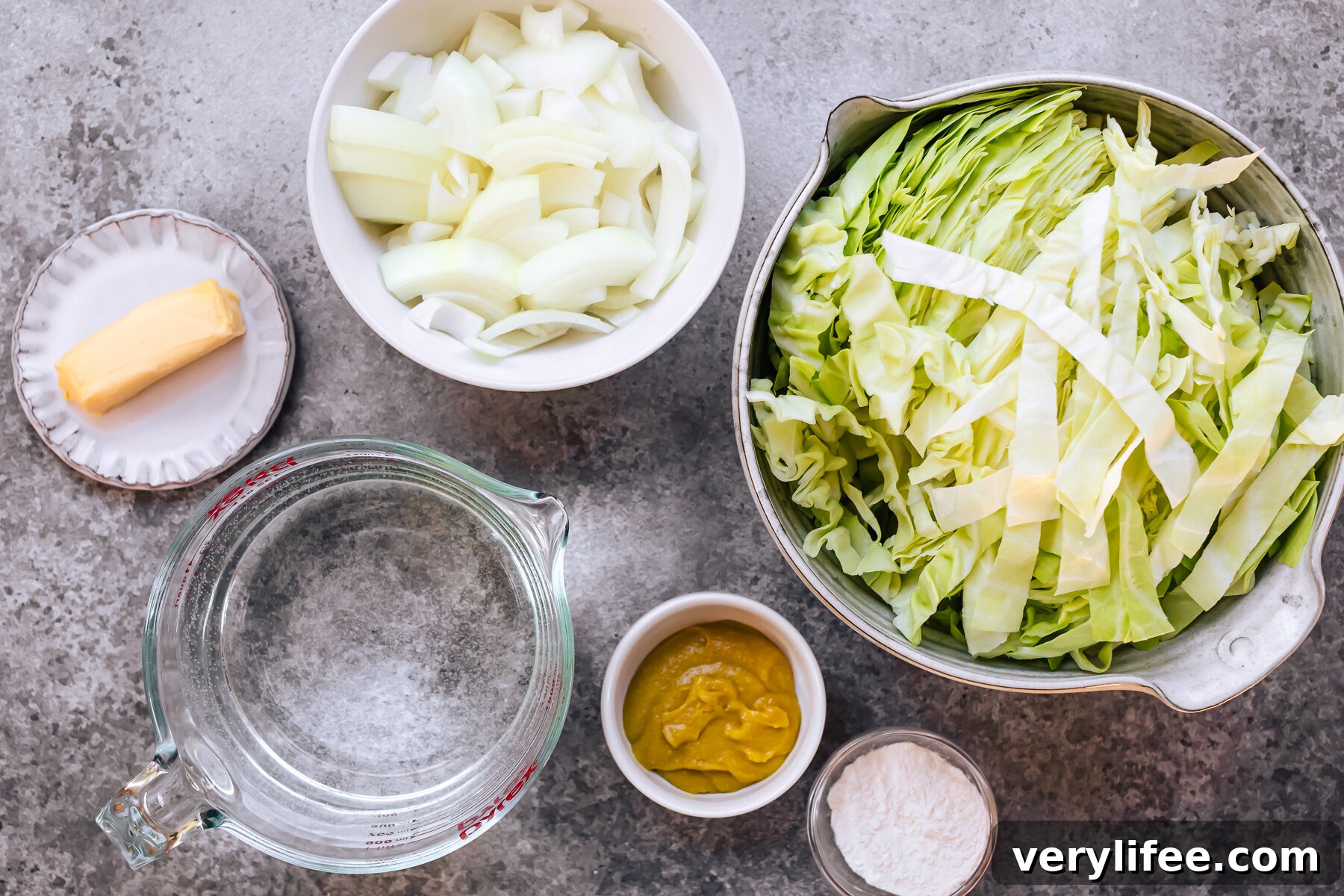 Cabbage Soup ingredients