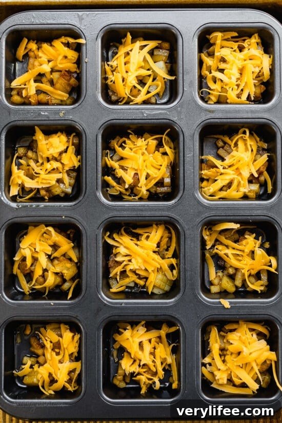 Layer potatoes and cheese