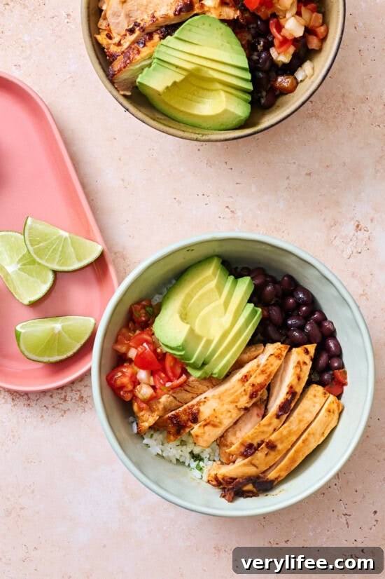 Chicken Taco Bowl Recipe: Flavorful Weeknight Meal 11 Chicken Taco Rice Bowls