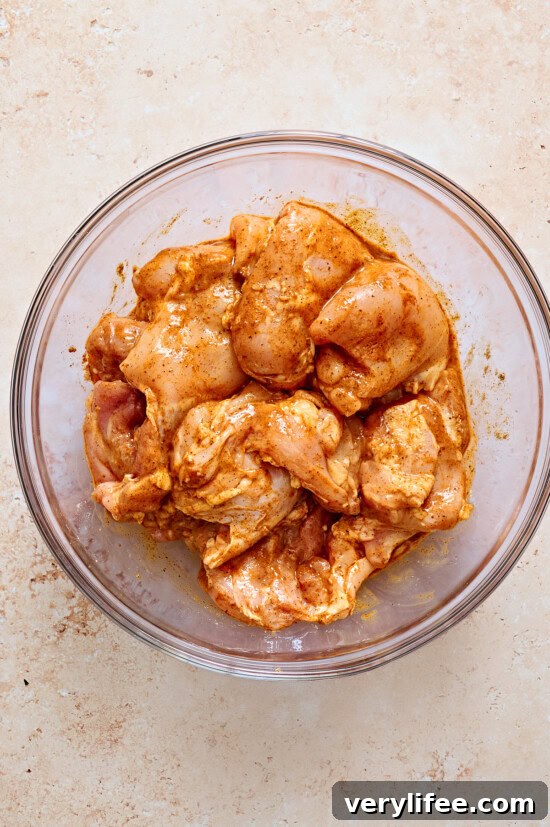 Chicken Taco Bowl Recipe: Flavorful Weeknight Meal 6 Season the chicken