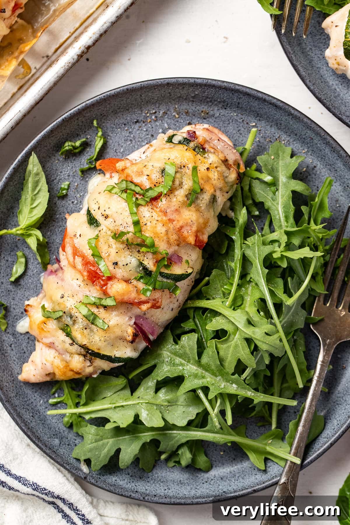 Hasselback Chicken Primavera