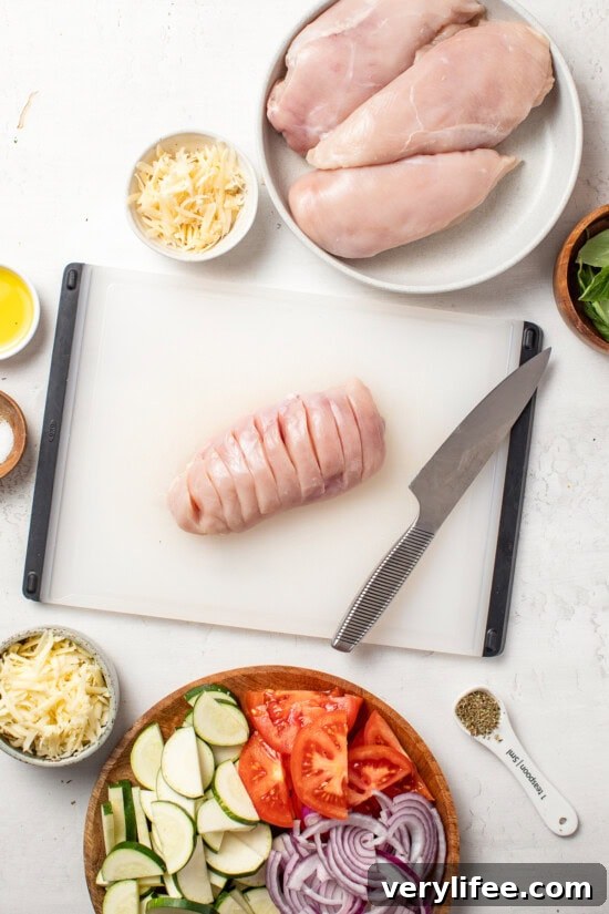 Hasselback Chicken Breast