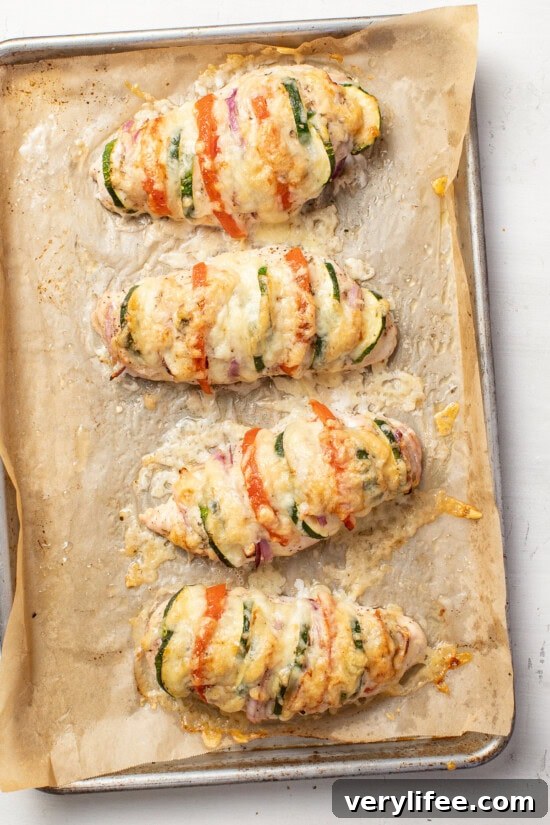 Hasselback Chicken Primavera
