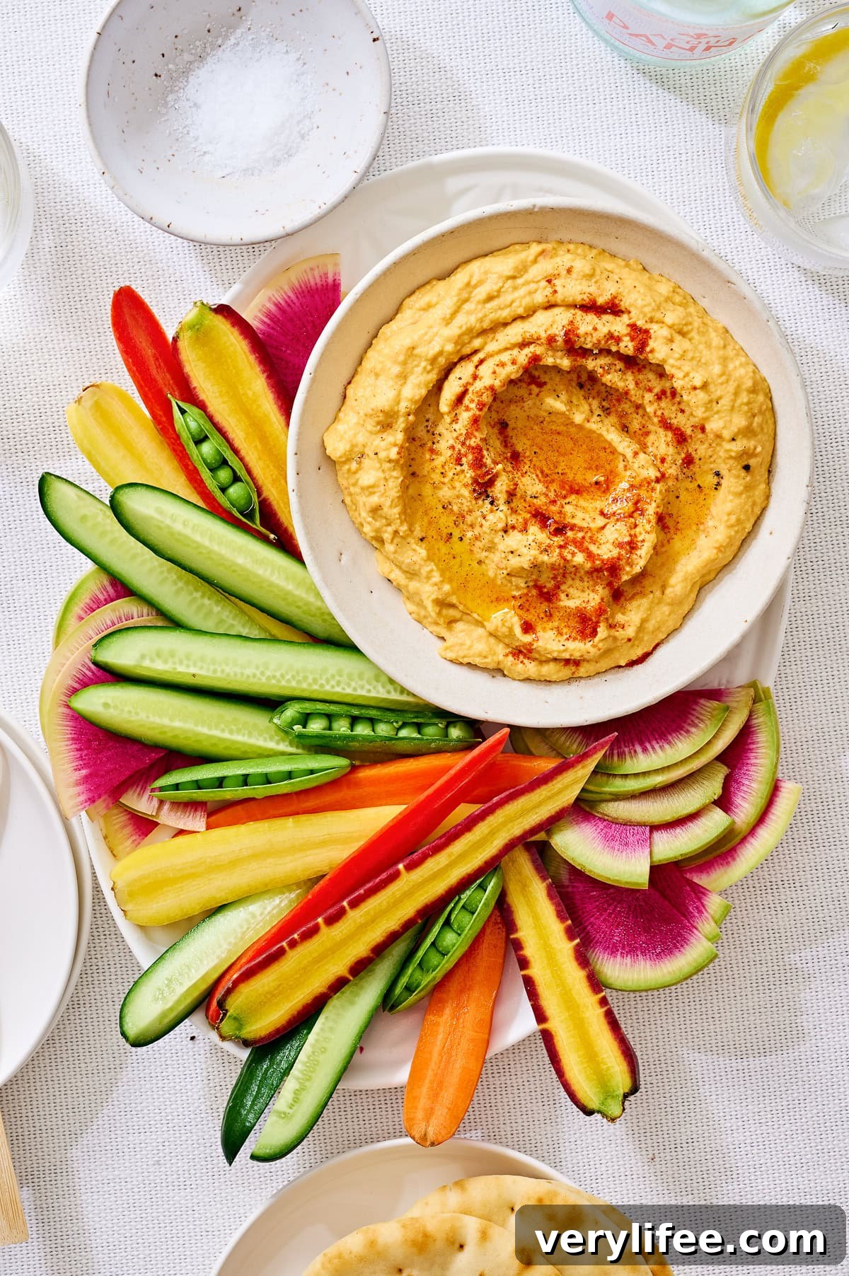 Creamy Roasted Carrot Hummus with Tahini 8 Carrot Hummus