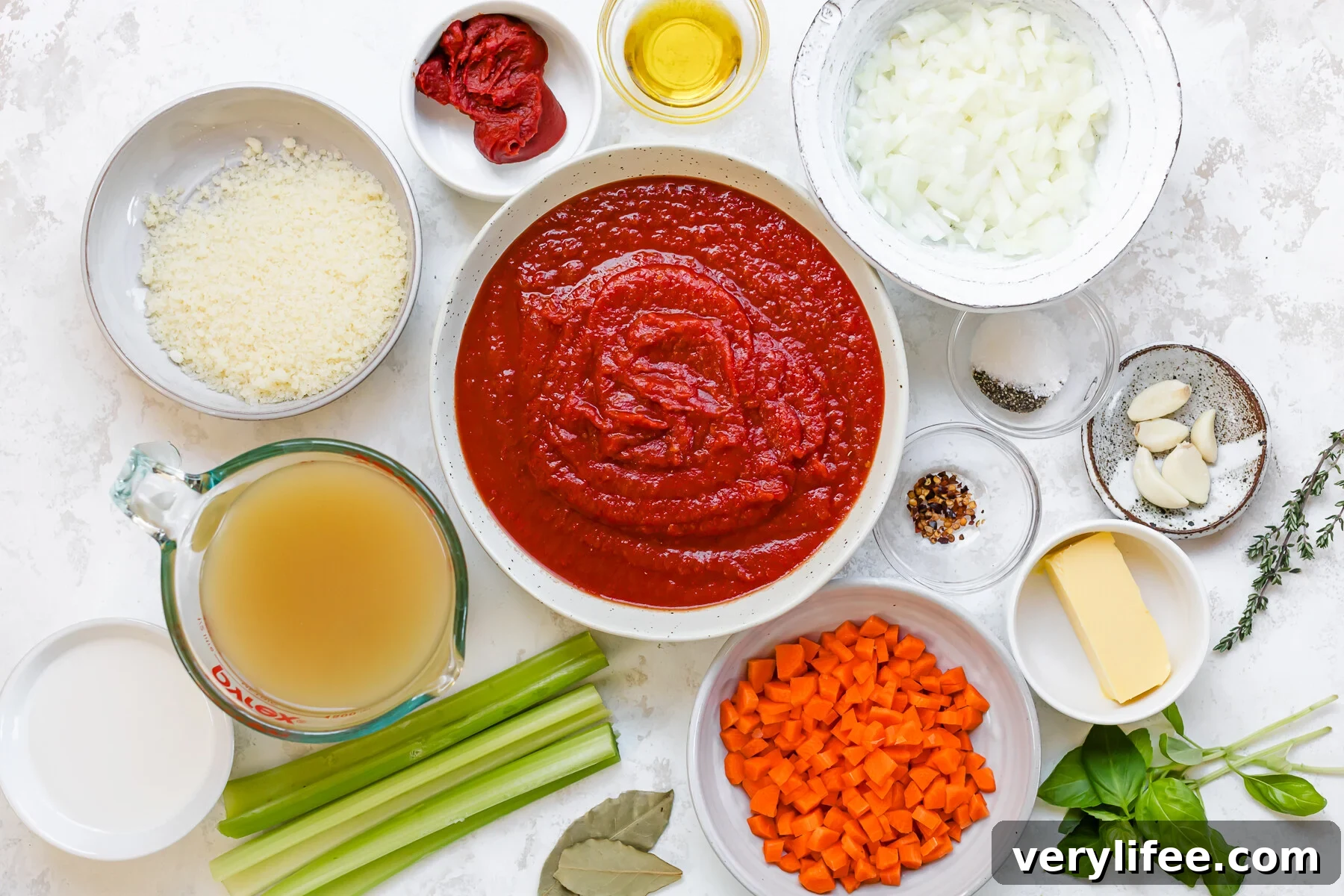 Ingredients for Tomato Soup